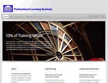 Tablet Screenshot of professional-learning.com